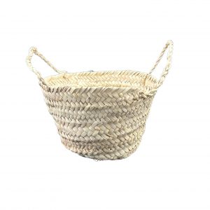 PETIT PANIER À CONDIMENTS EN FEUILLES DE PALMIER MODÈLE GABÈS