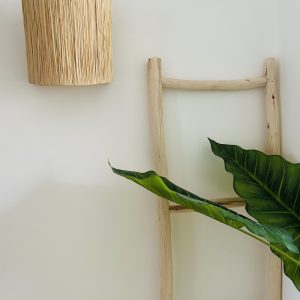 APPLIQUE LUMINAIRE MURALE EN RAPHIA 1 BASE TAILLE S MODÈLE TAOUNATE