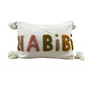 HOUSSE DE COUSSIN MAROCAIN 60x40 EN COTON « HABIBI »