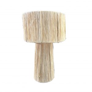 LAMPE À POSER EN RAPHIA H40 MODÈLE GOURRAMA