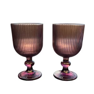 lot de 2 verres à pied