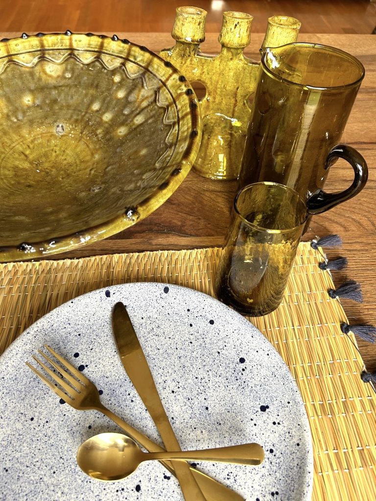 tamegroute design et couleurs particulières