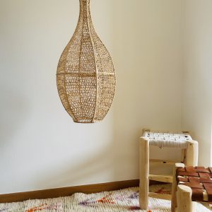 SUSPENSION EN DENTELLE DE RAPHIA GOUTTE MODÈLE TAROUDANT