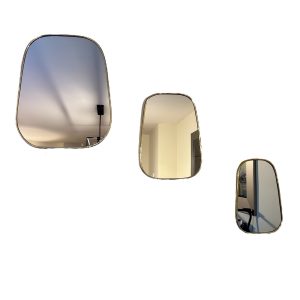 LOT DE 3 MIROIRS EN FER FORGÉ FAIT MAIN