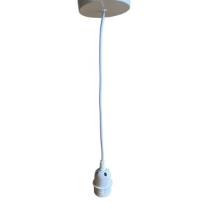 SYSTÈME ÉLECTRIQUE BLANC POUR LUMINAIRE SUSPENSION PLAFOND