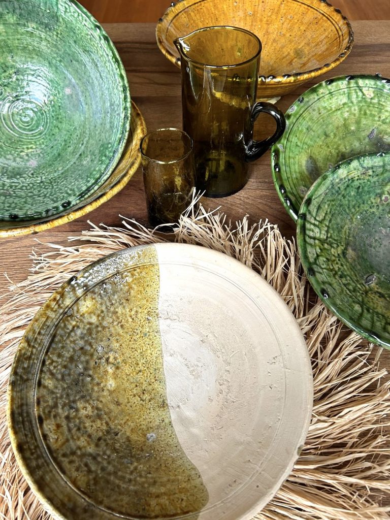 tamegroute design et couleurs particulières