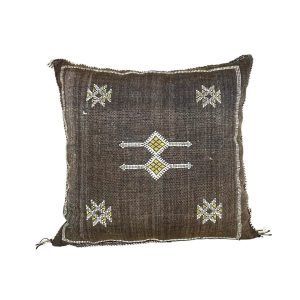 HOUSSE DE COUSSIN SABRA MAROCAIN 50x50 GRIS