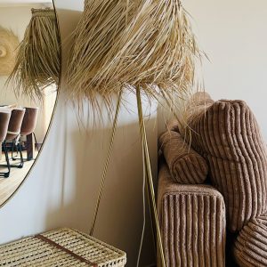 ABAT JOUR EN FIBRE NATURELLE À CHEVEUX FAIT MAIN