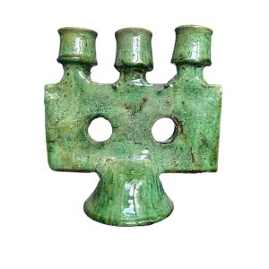 Chandelier bougeoir tamegroute vert marocain
