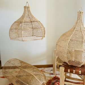 SUSPENSION EN DENTELLE DE RAPHIA MODÈLE TAROUDANT