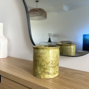 BOUGIE ARTISANALE POT EN TAMEGROUTE SENTEUR FLEUR D’ORANGER