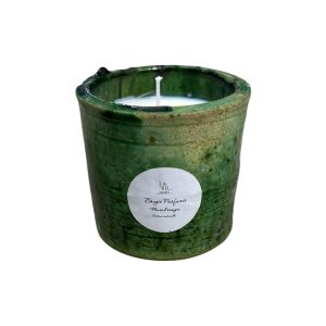 BOUGIE ARTISANALE POT EN TAMEGROUTE SENTEUR FLEUR D’ORANGER