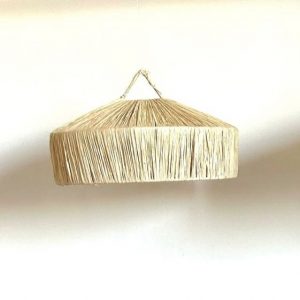 SUSPENSION EN RAPHIA PARASOL 40 CM MODÈLE SKOURA