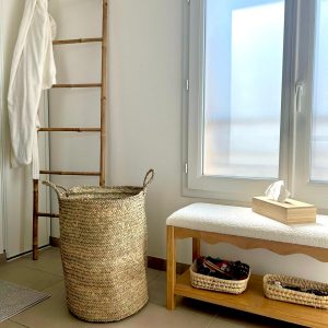 PANIER DE RANGEMENT EN FEUILLES DE PALMIER