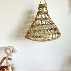 SUSPENSION EN DOUM CÔNE AJOURÉ H45 MODÈLE SEFROU